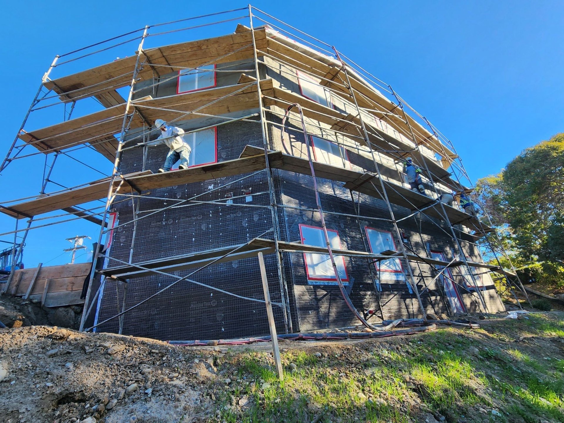 Residential Lath Installation