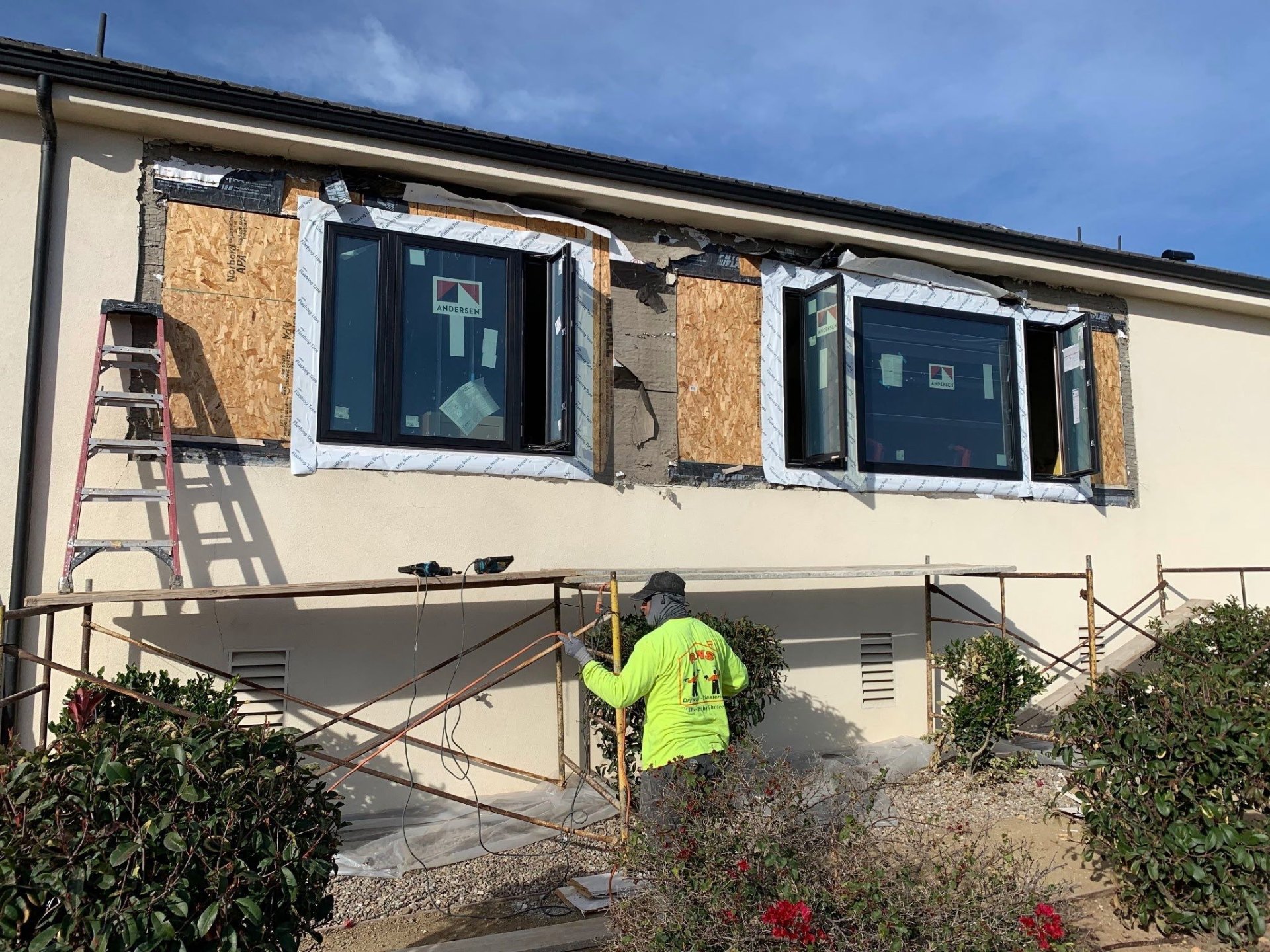 Demolition Complete - Stucco repair in North County, CA – completed by ELN Remodeling | C-35 Licensed Contractor